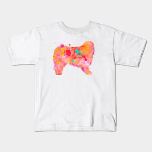 Bearded Collie Watercolor Painting Kids T-Shirt